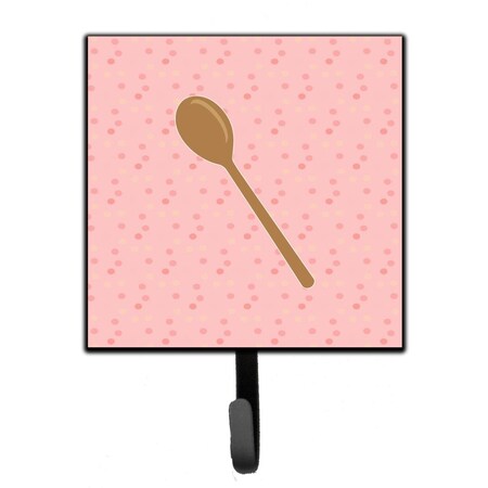 Carolines Treasures Wooden Spoon Pink Leash or Key Holder BB7270SH4